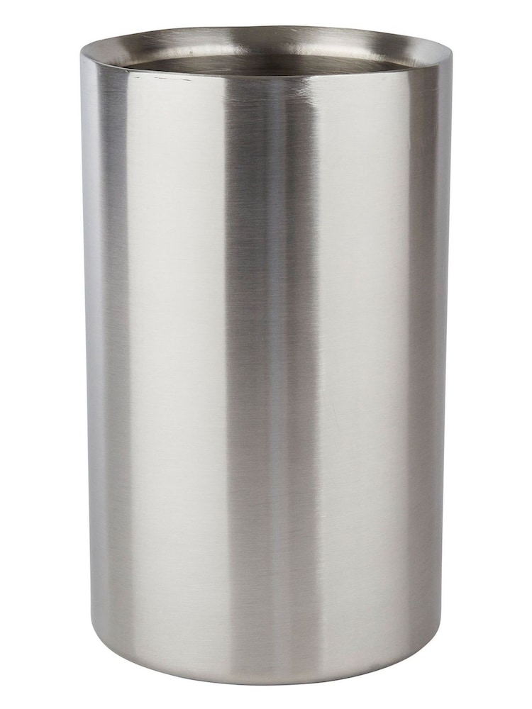 BarCraft Silver Stainless Steel Double Walled Wine Cooler - Image 2 of 3