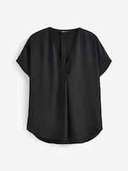Black Short Sleeve Overhead Top - Image 5 of 6