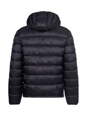 Jack Wills Black Kershaw Hooded Puffer Jacket - Image 6 of 8