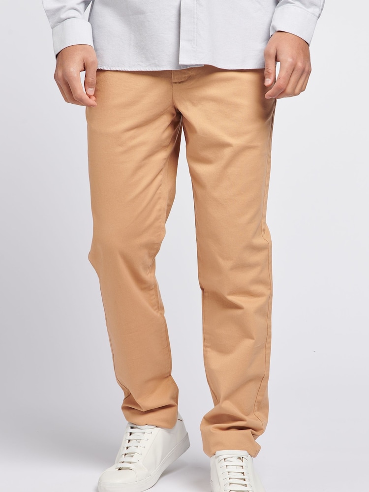 Jack Wills Brown Cotton Twill Chinos - Image 1 of 4