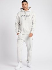Jack Wills Grey 100% Cotton Batsford Hoodie - Image 3 of 6