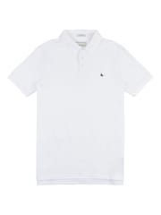 Jack Wills White 100% Cotton Aldgrove Pique Polo Shirt - Image 5 of 6