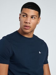 Jack Wills Blue Ayleford T-Shirt - Image 4 of 6