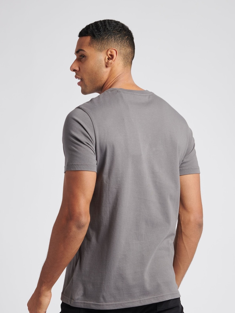 Jack Wills Dark Grey Carnaby 100% Cotton T-Shirt - Image 2 of 6