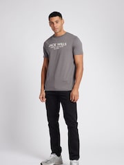 Jack Wills Dark Grey Carnaby 100% Cotton T-Shirt - Image 3 of 6