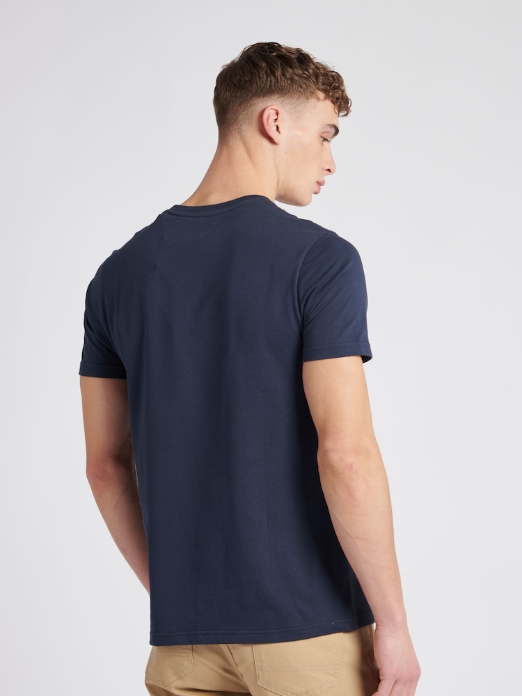 Jack Wills Dark Blue 100% Cotton Carnaby T-Shirt - Image 2 of 6