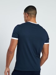 Jack Wills Navy Blue 100% Cotton Pentworth Logo T-Shirt - Image 2 of 5