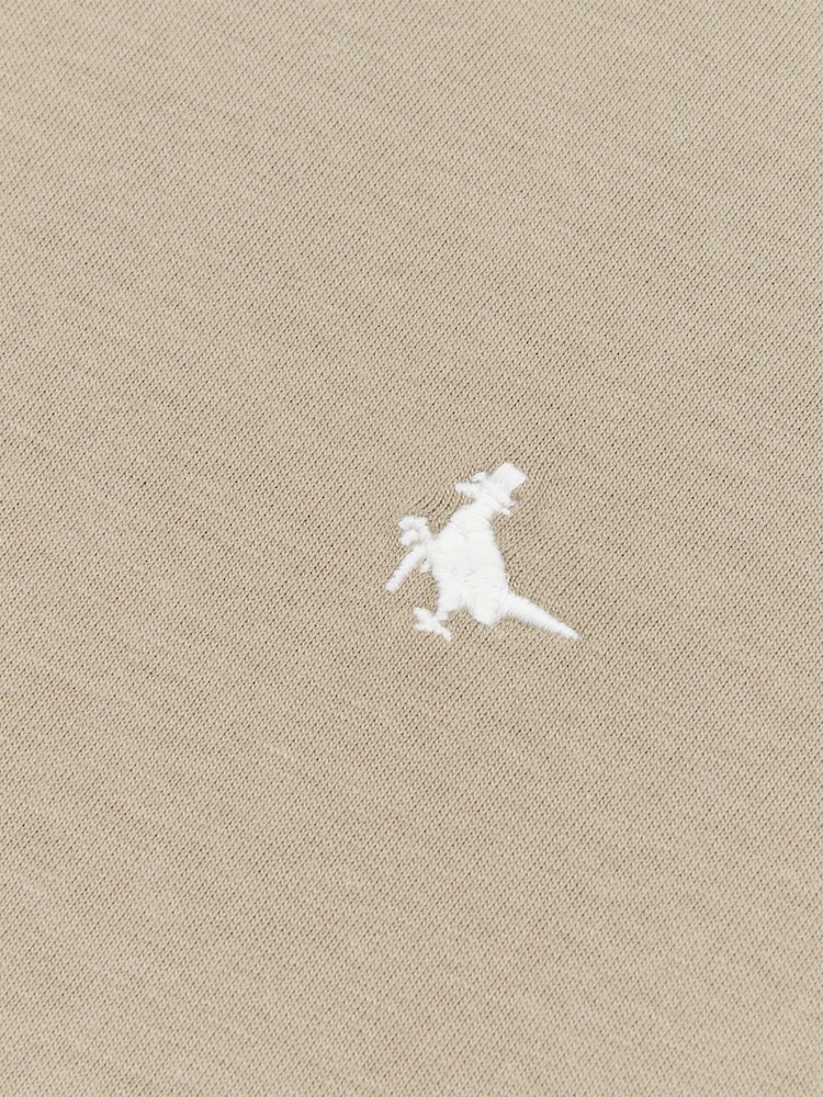 Jack Wills Nude Sandford 100% Cotton T-Shirt - Image 7 of 7