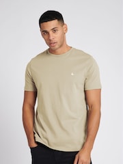 Jack Wills Grey 100% Cotton Sandford T-Shirt - Image 1 of 4