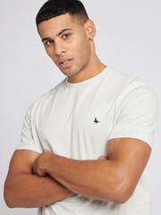 Jack Wills Light Grey Sandford T-Shirt - Image 4 of 6