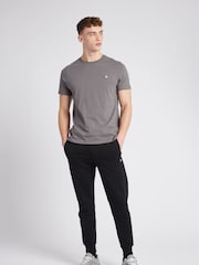 Jack Wills Dark Grey Sandford 100% Cotton T-Shirt - Image 3 of 6