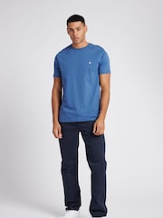 Jack Wills Blue Sandford 100% Cotton T-Shirt - Image 3 of 6