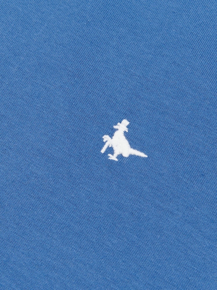 Jack Wills Blue Sandford 100% Cotton T-Shirt - Image 6 of 6