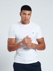 Jack Wills White Sandford 100% Cotton T-Shirt - Image 1 of 3