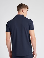 أزرق - قميص بولو بيكيه مصنوع من خامة %100 قطن من Jack Wills - صورة 2 من 7