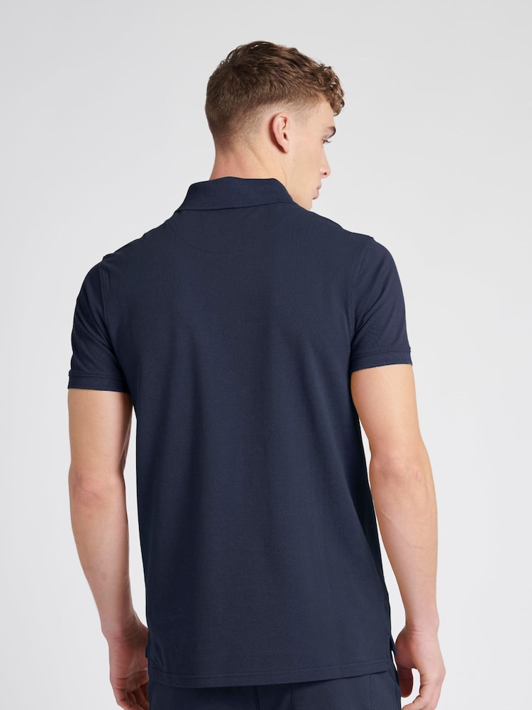 أزرق - قميص بولو بيكيه مصنوع من خامة %100 قطن من Jack Wills - صورة 2 من 7