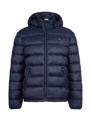 Jack Wills Blue Kershaw Hooded Puffer Jacket - Image 5 of 6