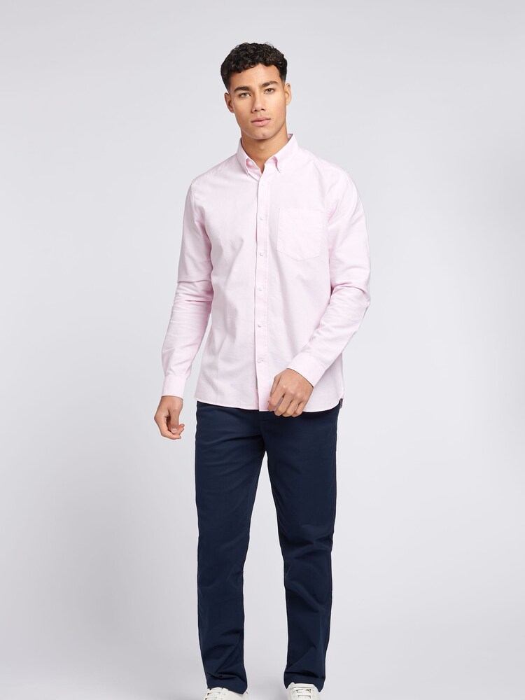 Jack Wills Pink 100% Cotton Wadsworth Oxford Shirt - Image 3 of 6