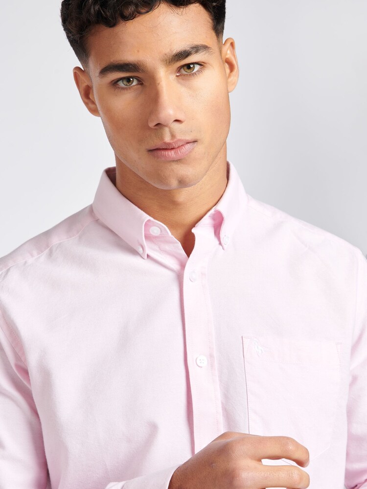 Jack Wills Pink 100% Cotton Wadsworth Oxford Shirt - Image 4 of 6