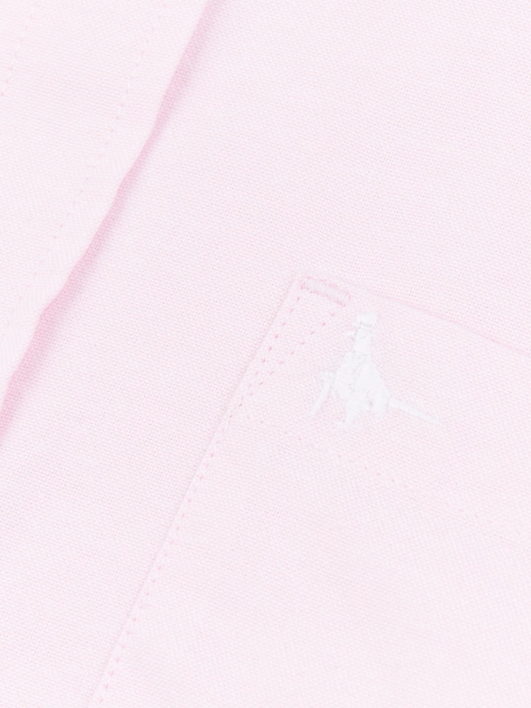 Jack Wills Pink 100% Cotton Wadsworth Oxford Shirt - Image 6 of 6