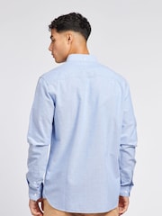Jack Wills Blue Wadsworth Oxford 100% Cotton Shirt - Image 2 of 6