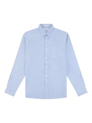 Jack Wills Blue Wadsworth Oxford 100% Cotton Shirt - Image 5 of 6