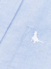 Jack Wills Blue Wadsworth Oxford 100% Cotton Shirt - Image 6 of 6