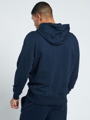 Jack Wills Dark Blue Batsford 100% Cotton Hoodie - Image 2 of 5