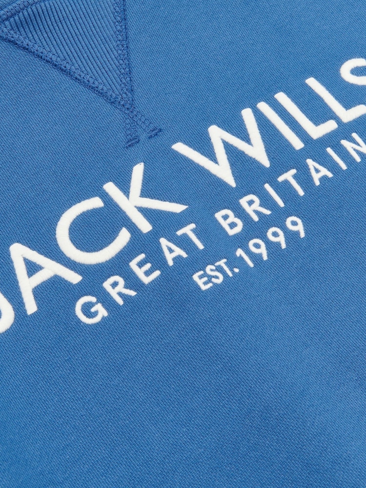 Jack Wills Blue 100% Cotton Batsford Hoodie - Image 7 of 7 Jack Wills Blue 100% Cotton Batsford Hoodie - Image 7 of 7