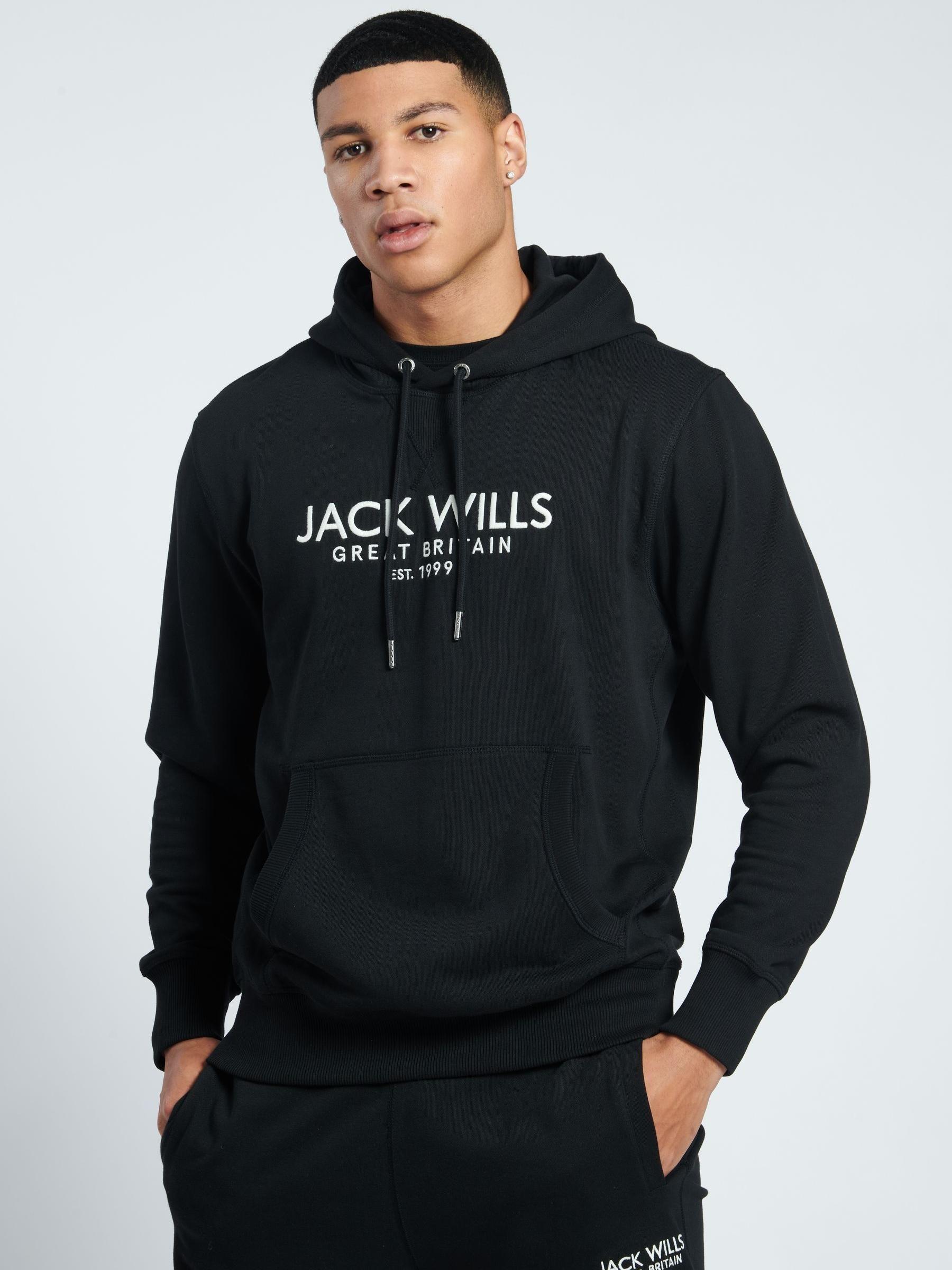 Buy Jack Wills Black 100 Cotton Batsford Hoodie from Next USA