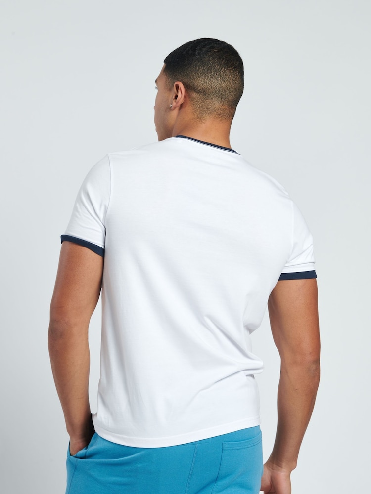 Jack Wills White 100% Cotton Pentworth Logo T-Shirt - Image 2 of 5