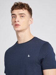 Jack Wills Dark Blue 100% Cotton Sandford T-Shirt - Image 4 of 6