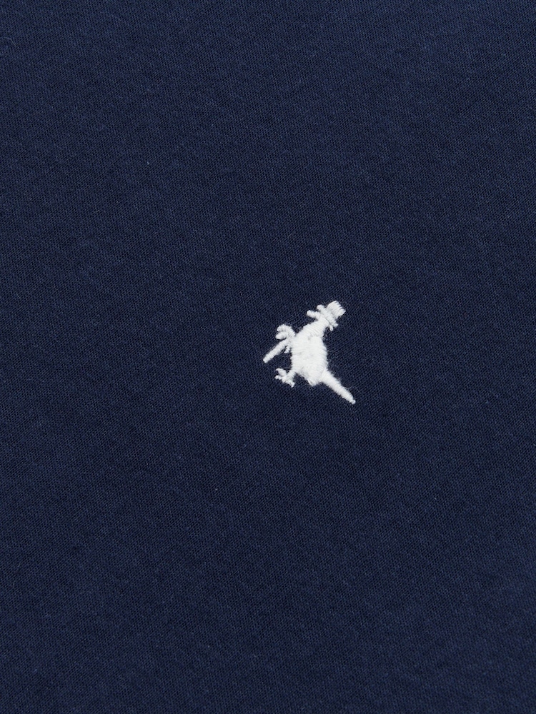 Jack Wills Dark Blue 100% Cotton Sandford T-Shirt - Image 6 of 6