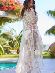 White Myleene Klass Lace Crochet Cover-Up - Image 1 of 19