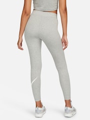 Nike Dark Grey Heather High-Waisted Graphic Leggings - Image 2 of 4