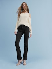 Black Slim Lift And Shape Bootcut Jeans - Image 1 of 7