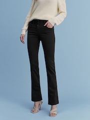 Black Slim Lift And Shape Bootcut Jeans - Image 2 of 7