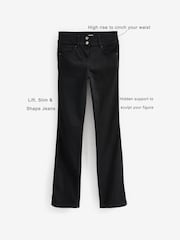 Black Slim Lift And Shape Bootcut Jeans - Image 5 of 7