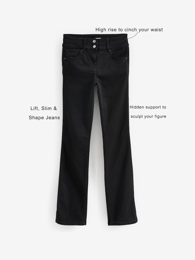 Noir - Jean bootcut Slim Lift And Shape - Image 5 of 7