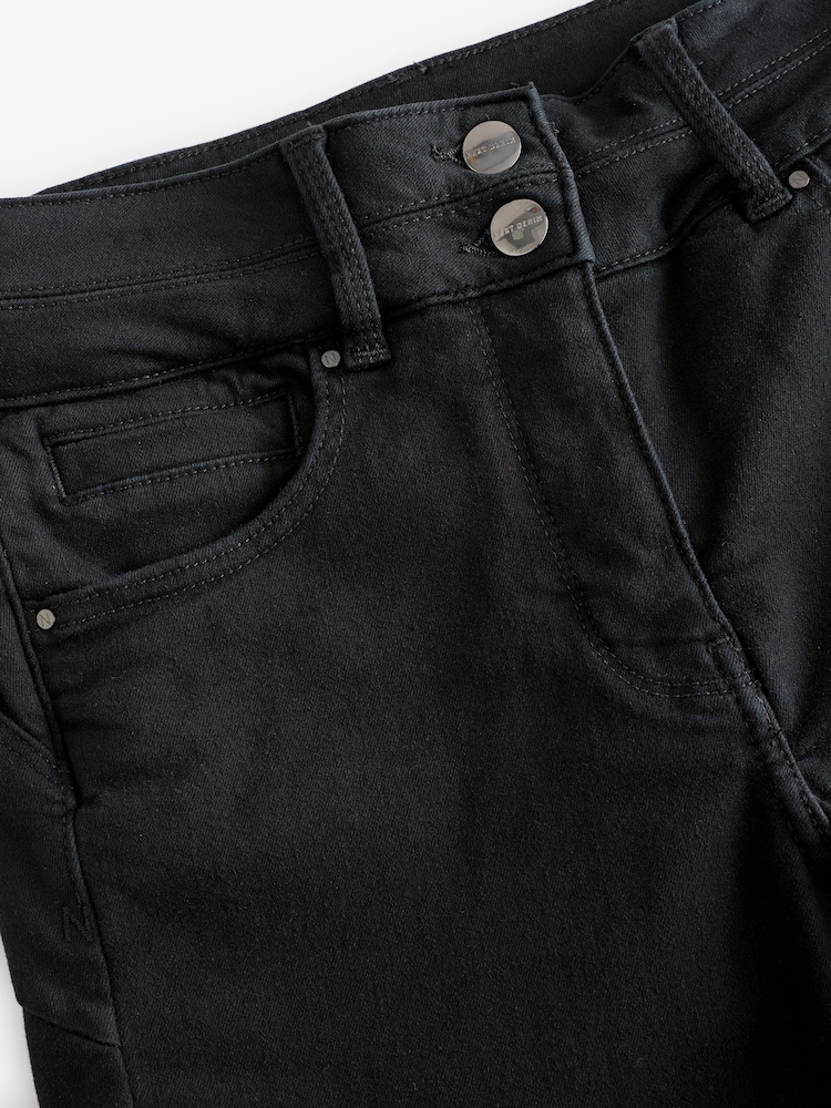 Next Lift, Slim & Shape High (Greater than 10.5 in) Black Jeans