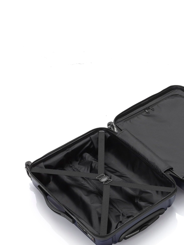 Tripp Navy Blue Retro II Cabin 4 Wheel Suitcase - Image 4 of 4 Tripp Navy Blue Retro II Cabin 4 Wheel Suitcase - Image 4 of 4
