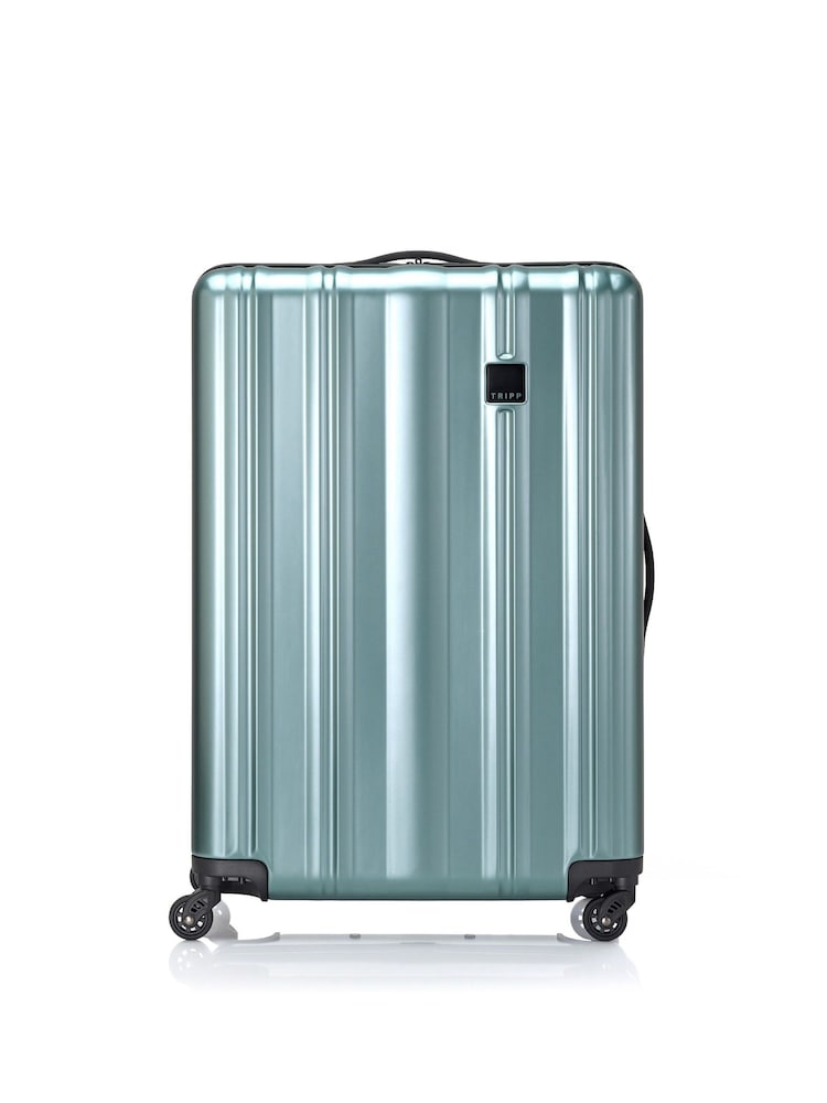 Tripp Mint Green Retro Large 4 Wheel 76cm Suitcase With TSA Lock - Image 2 of 4