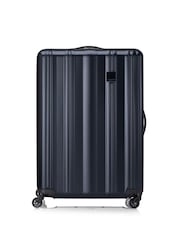 Tripp Navy Blue Retro Large 4 Wheel 76cm Suitcase With TSA Lock - Image 2 of 4