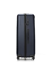 Tripp Navy Blue Retro Large 4 Wheel 76cm Suitcase With TSA Lock - Image 3 of 4