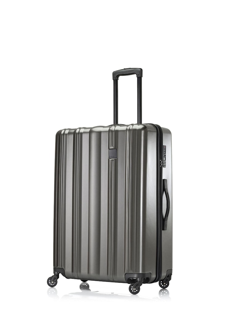 Tripp Silver Retro Large 4 Wheel 76cm Suitcase With TSA Lock - Image 1 of 4