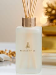 White Festive Spice Fragranced Christmas 180ml Reed Diffuser - Image 2 of 5