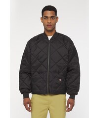 Dickies Black Diamond Quilted Nylon Jacket - Image 1 of 3