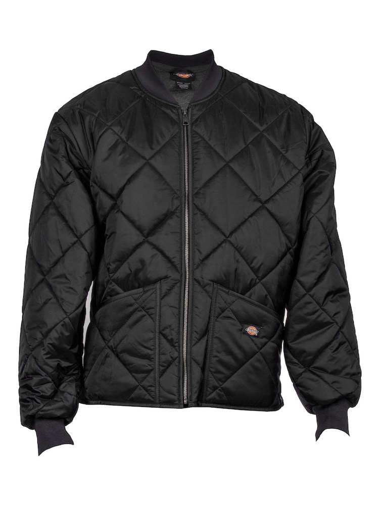 Dickies Black Diamond Quilted Nylon Jacket - Image 3 of 3