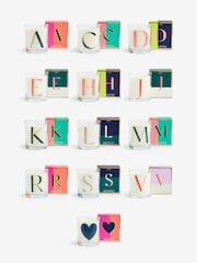 Multi Alphabet Lemon and Bergamot Fragranced Candle - Image 2 of 4