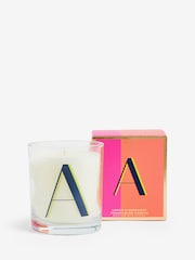 Multi Alphabet Lemon and Bergamot Fragranced Candle - Image 3 of 4